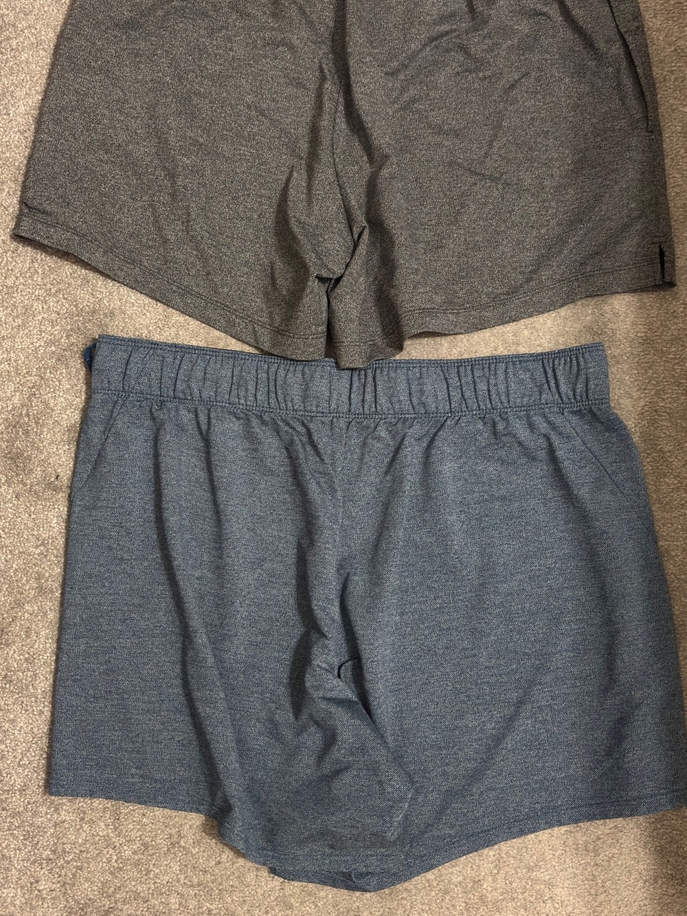Nike women's Athletic Shorts – Gray and Blue - Picture 2 of 3